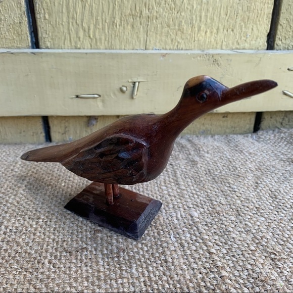 Vintage Carved Wooden Coastal Bird Mid Century - Picture 3 of 4